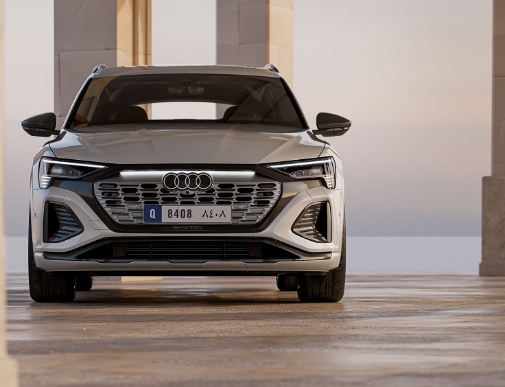 Audi Q8 e-tron فخامة التصميم وقوة الأداء وتميُّز القدرات