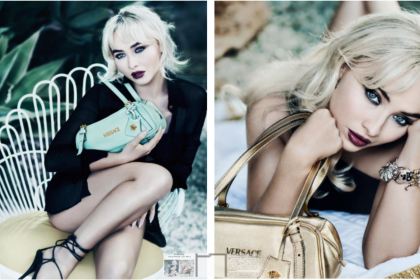 Sabrina Carpenter تقود حملة Versace الاعلانية