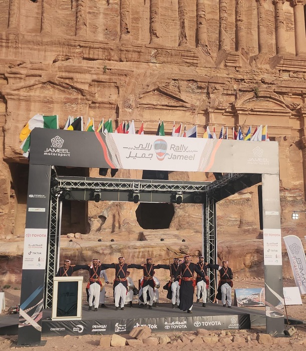 رالي جميل 2025 ينطلق رسمياً من مدينة البتراء الأثرية