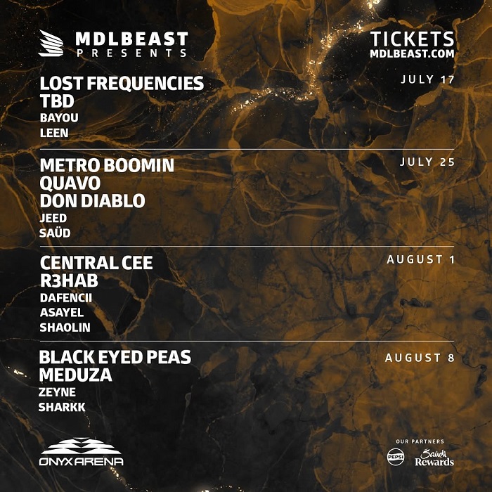 لحجز التذاكر مدل بيست تطلق صيف 2025 بفعاليات استثنائية