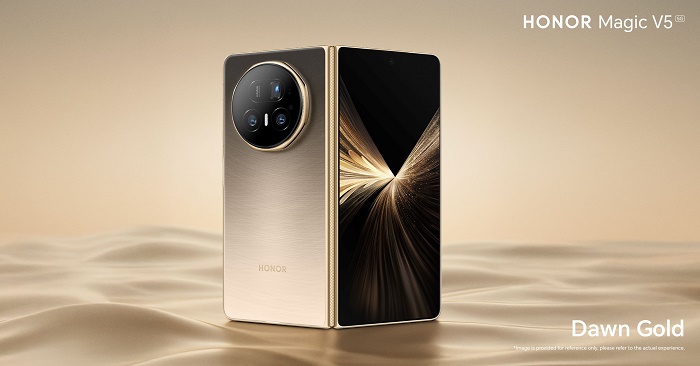 HONOR Magic V5 أنحف هاتف قابل للطي