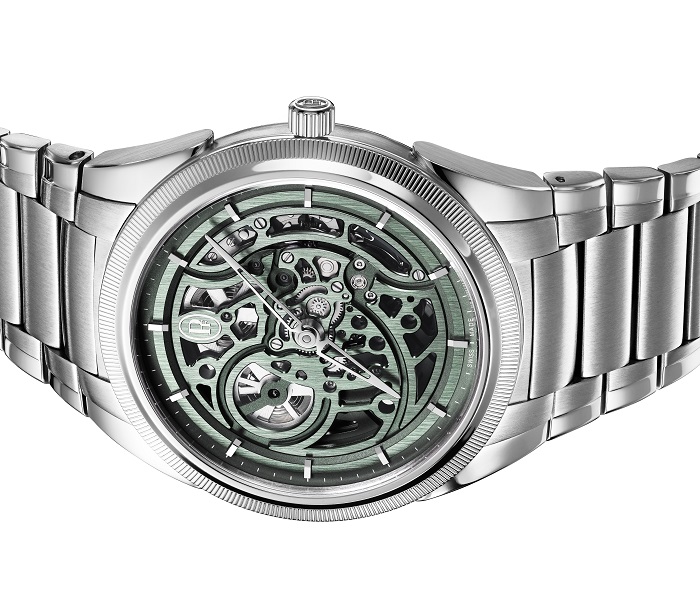 ساعة Tonda PF Skeleton: تحفة فنية باللون الأخضر الأردوازي من بارميجياني فلورييه