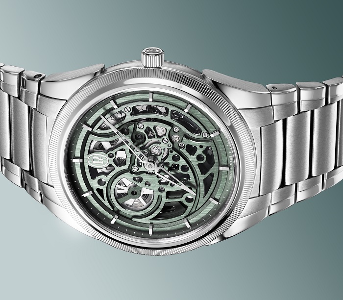 ساعة Tonda PF Skeleton: تحفة فنية باللون الأخضر الأردوازي من بارميجياني فلورييه