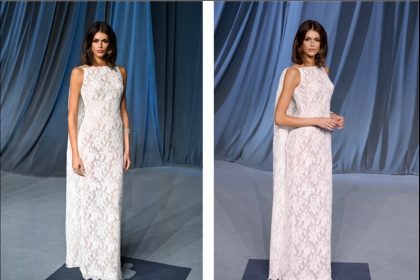 كايا جربر تتألق في حفل متحف الأكاديمية الخامس بفستان Givenchy من تصميم سارة بيرتون. خطفت عارضة الأزياء الشهيرة،