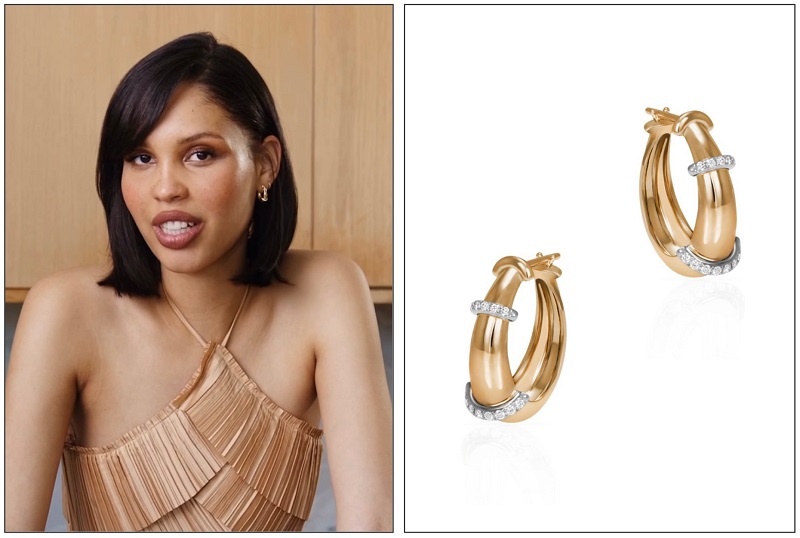 نارا سميث تتألق بأقراط بوي من لاتيليه نوبر