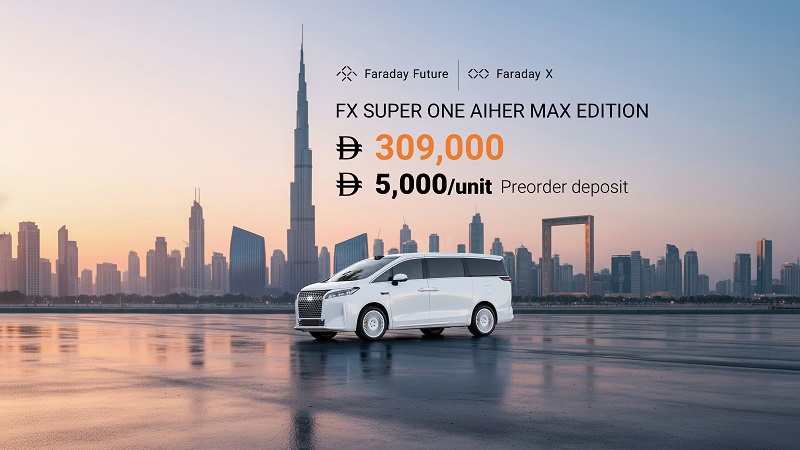 إنييستا أول مالك لـ فاراداي فيوتشر FX Super One في دبي