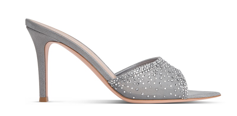 بريق الأعياد جيانفيتو روسي لشتاء 25 بمجموعة كريستالية ساحرة