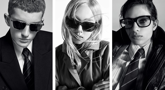 أناقة هندسية مجموعة نظارات سان لوران لخريف 2025