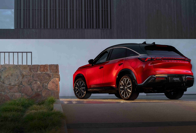 QX65 2027 الظهور الأول لسيارة الـ SUV الفاخرة بتصميم فاست باك رياضي