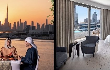 استمتع بتجربة الإقامة والإفطار في فنادق العنوان وبالاس