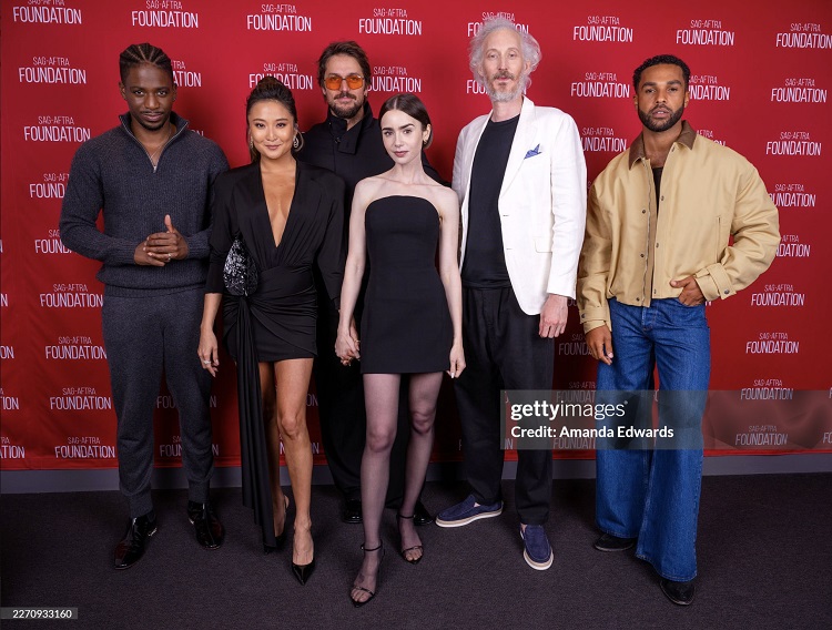 إطلالة ساحرة لنجمة إيميلي في باريس أشلي بارك بمجوهرات نودار القطرية