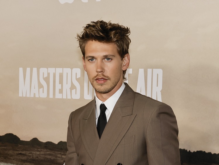 Austin Butler wears Burberry to the Masters of the Air premiere in LA