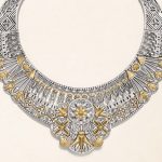 Azza Fahmy Lotus Pectoral Necklace