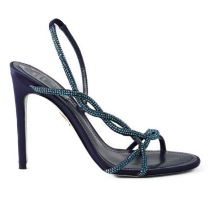 Anne Hathaway was spotted in a René Caovilla look