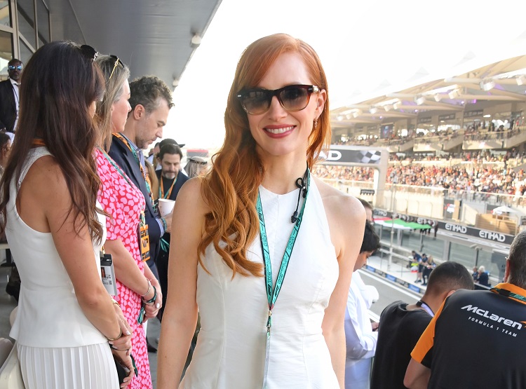 Jessica Chastain, Abu Dhabi Grand Prix