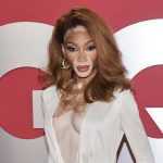 Winnie Harlow in L'Atelier Nawbar