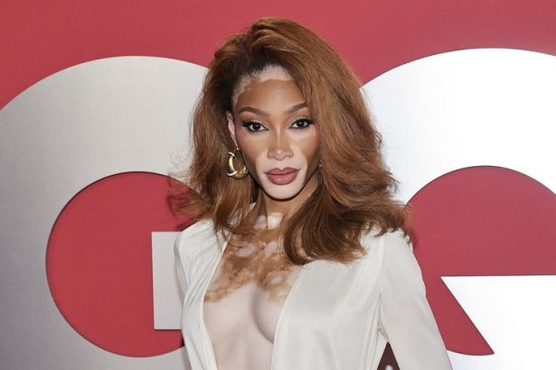 Winnie Harlow in L'Atelier Nawbar