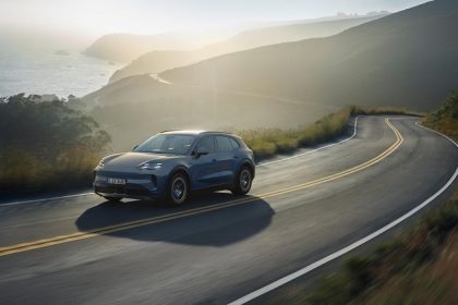 The 2026 Porsche Cayenne S Electric in Motion